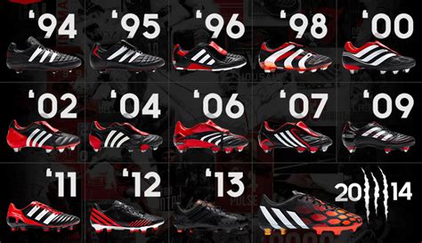 adidas predators through the years